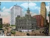 Postcard - City Hall and Griswold St., Detroit, Mich.