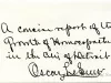 Envelope - A Concise Report of the Growth of Homeopathy in the City of Detroit