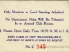 Card, Membership