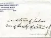 Envelope - Condition of Labor Men in the City of Detroit