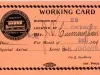 Card, Union - Working Card
Amalgamated Association of Street Railway Employees of America