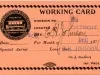 Card, Union - Working Card
Amalgamated Association of Street Railway Employees of America
