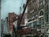 Postcard - Hook and Ladder in Action - Hook And Ladder in Action