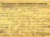 Telegram - The Western Union Telegraph Company