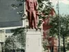Postcard - Gov. Mason Monument, Capital Park, Detroit, Mich.