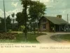 Postcard - Entrance to Palmer Park, Detroit, Mich.