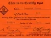 Certificate, Achievement
