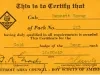 Certificate, Achievement