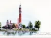 Postcard - Water Works Park, Detroit, Mich. - Water Works Park, Detroit, Mich.