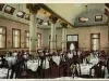 Postcard - Cafe, Hotel Plaza, Detroit, Mich.