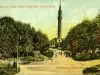 Postcard - Clock and Tower, Water Works Park, Detroit, Mich.