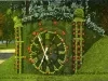 Postcard - Floral Clock, Water Works Park, Detroit, Mich.