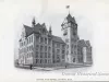 Postcard - Central High School, Detroit, Mich.