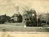 Postcard - A group of Residences, East Grand Boulevard, Detroit, Mich.