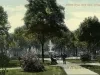 Postcard - Grand Circus Park East, Detroit, Mich.