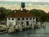 Postcard - White Star Line Landing, Algonac, St. Clair River, Mich.