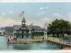 Postcard - The Marshland, Ste. Claire Flats, Mich.
