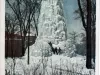 Postcard - Ice Fountain, Washington Boulevard, Detroit, Mich.