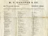 Catalog - Annual Catalogue of Garden, Flower and Field Seeds of the Best European and American Growth Put Up for Sale By M.T. Gardner & Co. Seedsmen