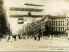 Postcard - Woodward, Ave. Detroit The Airship City.