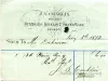 Bill-of-sale - J. S. Conklin, 
Dealer in Diamonds, Jewelry & Silverware
