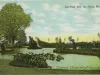 Postcard - Lily Pond, Belle Isle, Detroit, Mich.