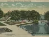 Postcard - Lagoon and Mound, Belle Isle, Detroit, Mich.