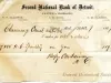 Letter - Second National Bank of Detroit