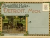 Post Folder - Beautiful Parks, Detroit, Mich.
