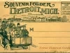 Post Folder - Souvenir Folder Detroit, Mich.