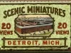Post Folder - Scenis Miniatures, Detroit, Mich.