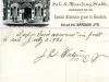 Receipt - James C. Watson Livery