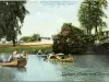 Postcard - Bridge Entrance from Canal, Belle Isle, Detroit, Mich.