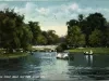 Postcard - Canal Scene, Belle Isle Park, Detroit, Mich.