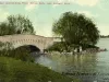 Postcard - Bridge approaching River Drive, Belle Isle, Detroit, Mich.