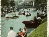 Postcard - Band Concert on Grand Canal, Belle Isle Park, Detroit, Mich.
