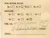 Postcard - Acknowledgment of Return of Ration Evidences