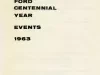 Program - Calendar of Henry Ford Centennial Year events 1963