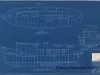 Blueprint - 40 Foot Steel Work Launch, 
Structural Plan for 
U. S. Lake Survey Office, Detroit, Michigan
