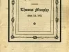 Booklet - In Memoriam: Thomas Murphy, May 23d, 1904