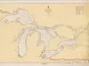 Chart, Navigational - General Chart of the Great Lakes