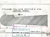Drawing, Technical - Str. [Steamer] No. 66,
Full Size Section of Stem Showing Rabbet.