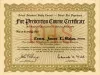 Certificate, Achievement
