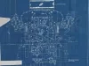 Blueprint - Wood-Allison Marine Conversion, Left Hand Engine.
Installation Drawing