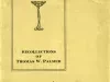 Booklet - Detroit in 1837, Recollections of Thomas W. Palmer
