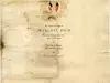 Menu - Honoring Marshal Ferdinand Foch