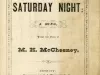 Music, Sheet - Saturday Night
