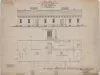 Drawing, Architectural - Store House, Fort Wayne, Michigan,
Office A.A.Q.M., November, 1889