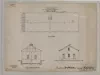 Drawing, Architectural - Store House, Fort Wayne, Michigan.
Office A.A.Q.M., November, 1889