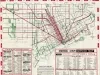 Map - Detroit Street Railways Service Map 1959-1960